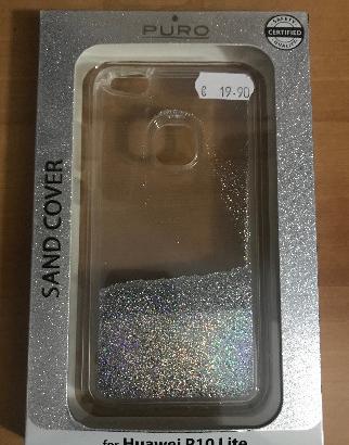 Cover Glitter NUOVA Argento Silver Huawei P10 Lite