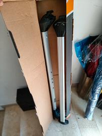barre universali rail alluminiocon  lucchetto 