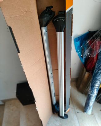 barre universali rail alluminiocon  lucchetto 