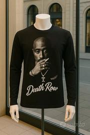 T-SHIRT SIZE M TUPAC 2PAC RAPPER HIP-HOP DEATH ROW