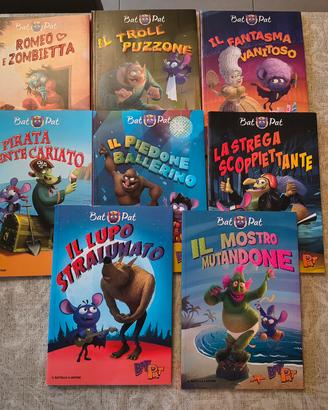 8 libri Collana Bat Pat 