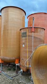 Cisterna in vetroresina sempre pieno da 50 e 25 hl