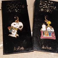 vintCiondolo per gioielli in cloisonné di Snoopy