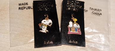 vintCiondolo per gioielli in cloisonné di Snoopy