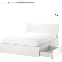 Letto matrimoniale Ikea Malm
