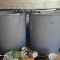 vasche da 1000 litri e agitatori