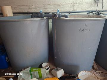 vasche da 1000 litri e agitatori