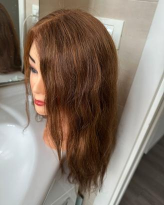 Parrucca di capelli veri misura S/M