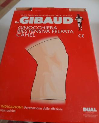 ginocchiera biestensiva felpata Camel Gibaud 