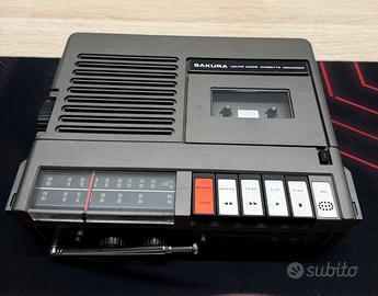 Radio Vintage Sakura AM/FM + Cassette