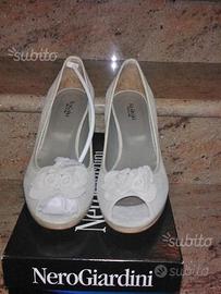 Scarpe con tacco 8cm NERO GIARDINI N°38