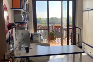 Stanza singola con bagno privato e balcone