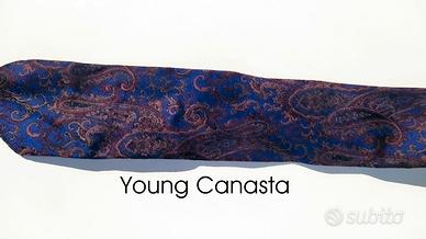 Cravata Young Canasta in pura seta