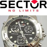 Sector chrono-alarm sapphire-crystal 250, come nuo