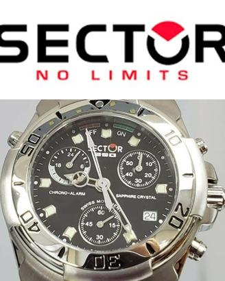 Sector chrono-alarm sapphire-crystal 250, come nuo