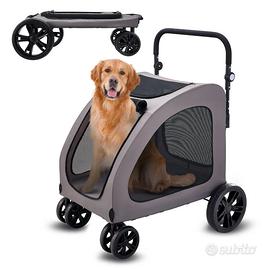 Passeggino per Animali Domestici 73 kg Portatile