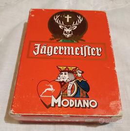 Carte da gioco MODIANO pubblicitarie JAGERMEISTER