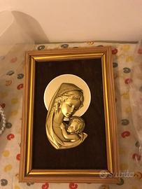 Quadro Vergine Maria con Gesù bambino