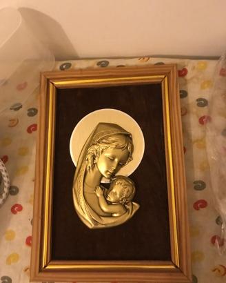 Quadro Vergine Maria con Gesù bambino