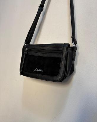 Lulu Blanc borsa a tracolla nera donna