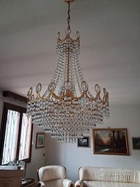 lampadario mongolfiera svaroski