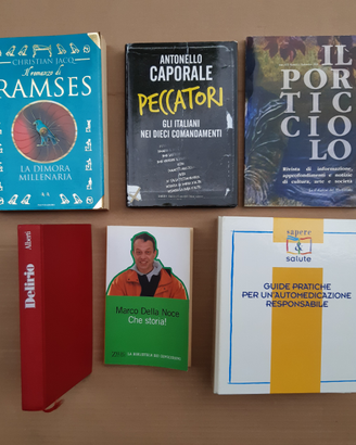 Otto libri vari