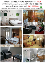 Stanza per studenti 10minuti facoltà architettura