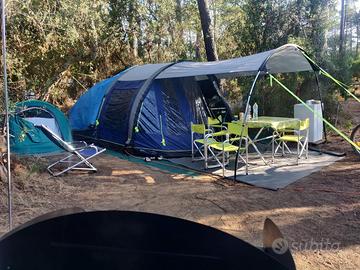 Tenda campeggio gonfiabile outwell con accessori