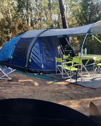 Tenda campeggio gonfiabile outwell con accessori