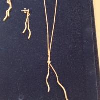 Parure Collana e orecchini argento 