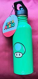 Borraccia termica Super Mario Nintendo Fungo Nuova