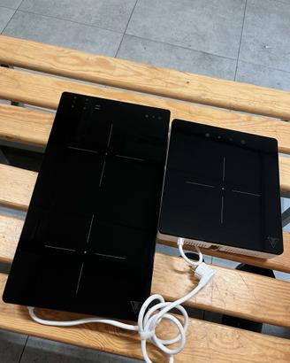 2 piani cottura induzione 