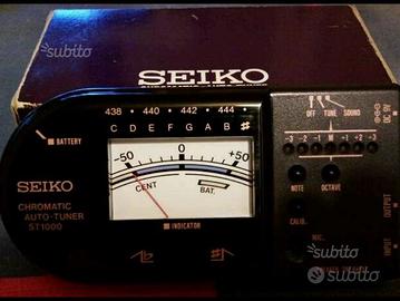 Accordatore cromatico Seiko ST1000 - Made in Japan