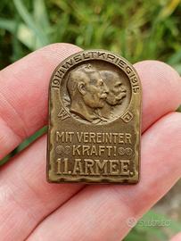 Kappenabzeichen Kuk Ww1 no scavo distintivo 1gm