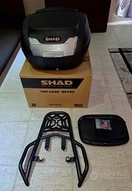 Bauletto Shad Sh40+kit completo per CF Moto 700 MT