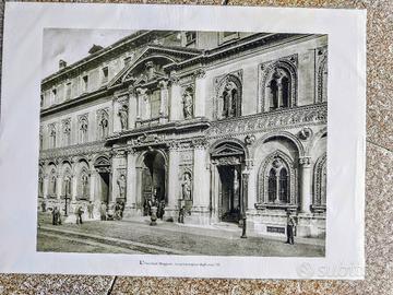 34 foto/stampe vecchia Milano Alinari