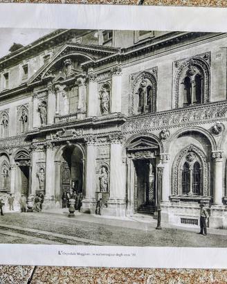 34 foto/stampe vecchia Milano Alinari