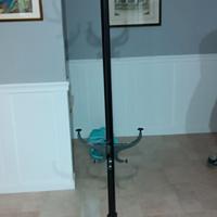 attaccapanni nero in metallo