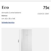 Armadio bagno portatutto