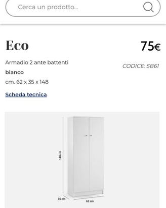 Armadio bagno portatutto