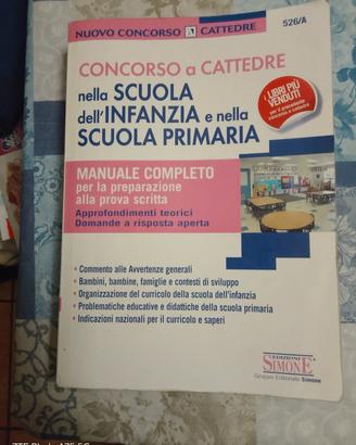 manuale per il concorso scritto scuola infanzia e 