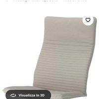 Cuscino poang grigio