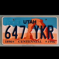Targa automilistica americana dello Stato UTAH