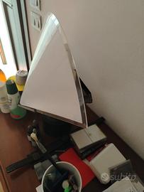 lampada da tavolo o como in vetro di murano 