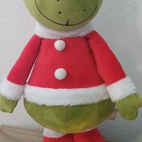 set pupazzo peluche + 2 palle di vetro 