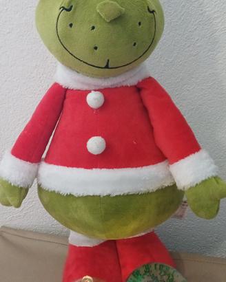 set pupazzo peluche + 2 palle di vetro 