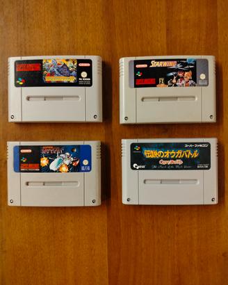 SNES lotto 4 giochi - Super Nintendo