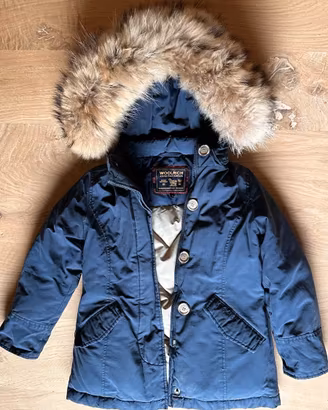Woolrich Parka Bambino/a  Blu Navy  taglia 4 anni