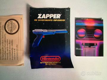 Zapper Nintendo. Libretto e un catalogo giochi