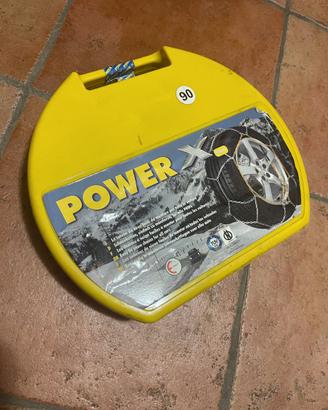 CATENE da NEVE per auto POWER X 90 9mm invernali